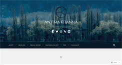 Desktop Screenshot of antimakhanna.com