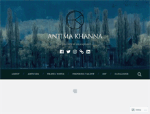 Tablet Screenshot of antimakhanna.com